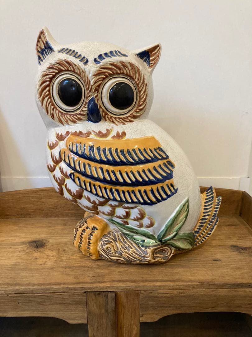 フクロウの置物　ビックサイズ！イタリア製