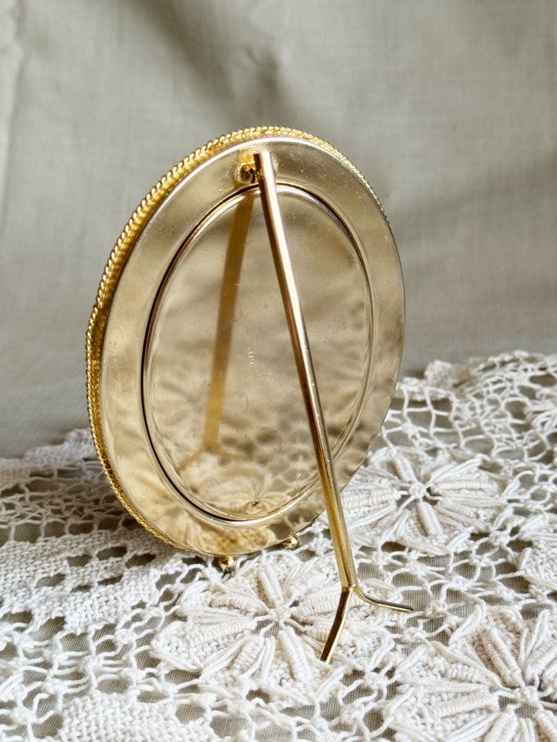 1980s イタリア製 マイクロモザイク フォトフレーム ピンク