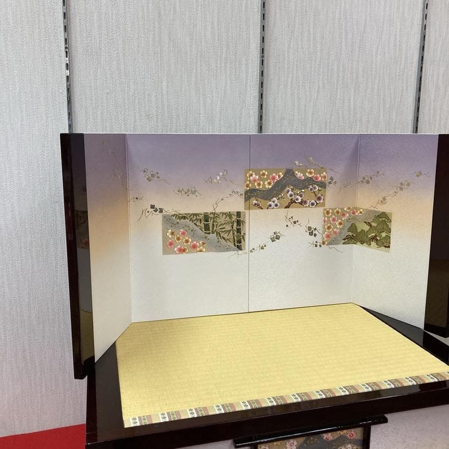 G1 雛人形 収納用台屏風のみ 雛飾り台と屏風のみ 雛飾り台 雛祭り台