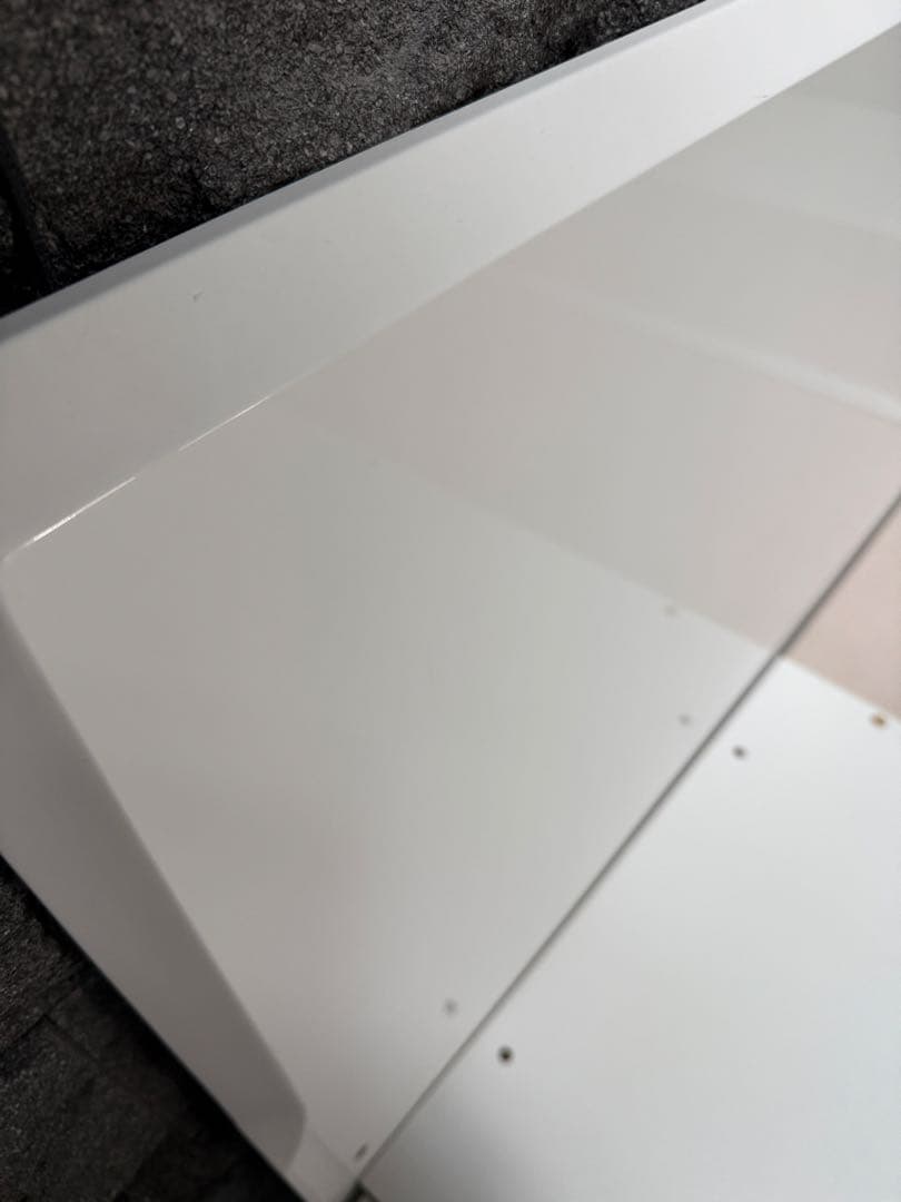 ②ニトリ深型引出し付きシングルベッドフレーム|ホワイト|おまけマットレス