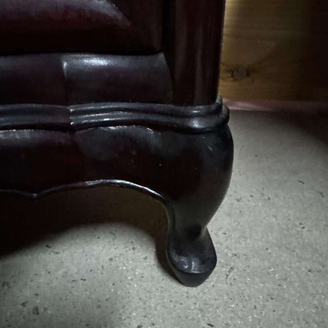 最終価格！紫檀 コーナーキャビネット　唐木 高さ約160cm 猫脚アンティーク