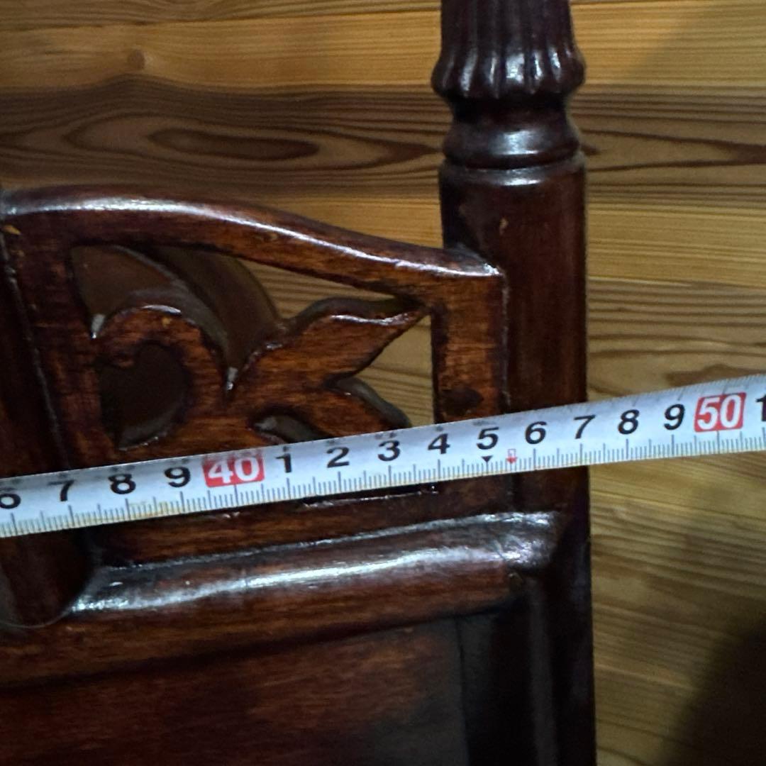 最終価格！紫檀 コーナーキャビネット　唐木 高さ約160cm 猫脚アンティーク