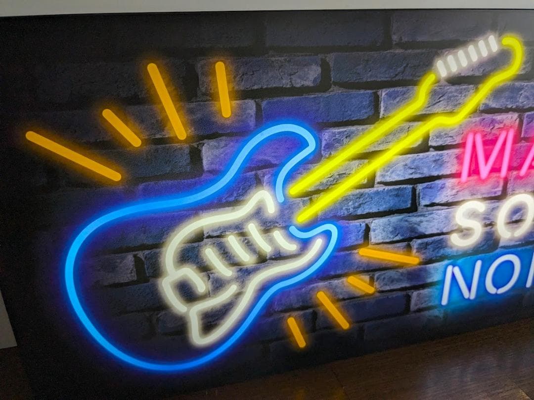 ギター ライブ ロック ミュージック 音楽 バー 看板 置物 雑貨 ライト