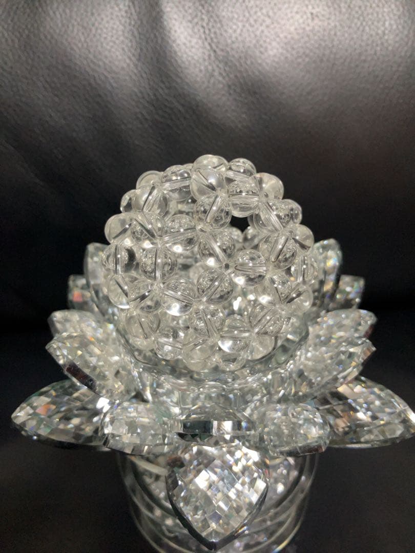 8mm フラーレン クリスタル 水晶　神聖幾何学 台座 スピリチュアル