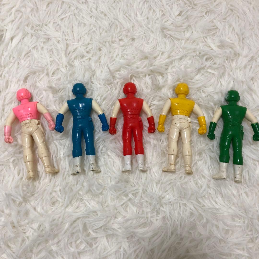 超新星フラッシュマン フラッシュファイブ ソフビ5体セット - メルカリ