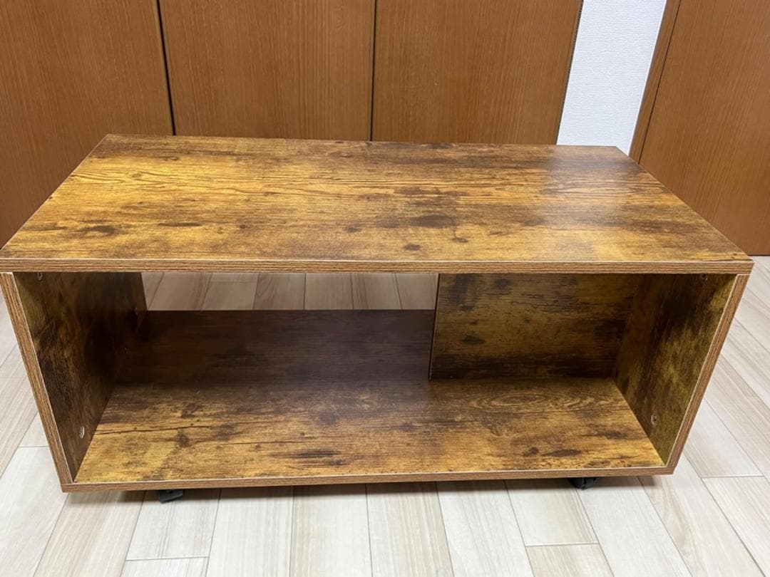 ヴィンテージ キャスター付き ローテーブル スタイリッシュ