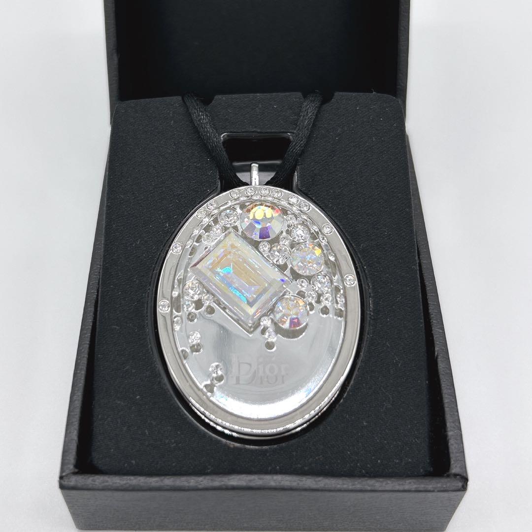 Dior×スワロフスキー ペンダントリップグロスネックレス クリスタル