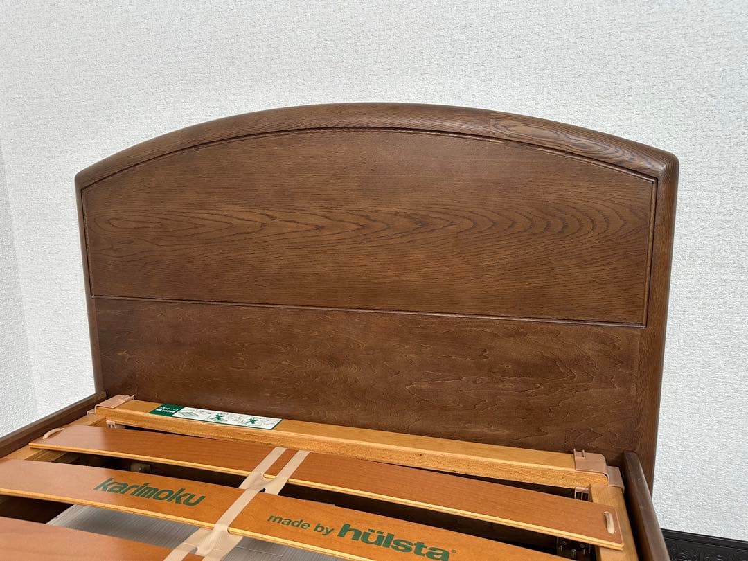 【三重県引き取り】カリモク ヒュルスタ社 シングルベッド フレーム ※i1※