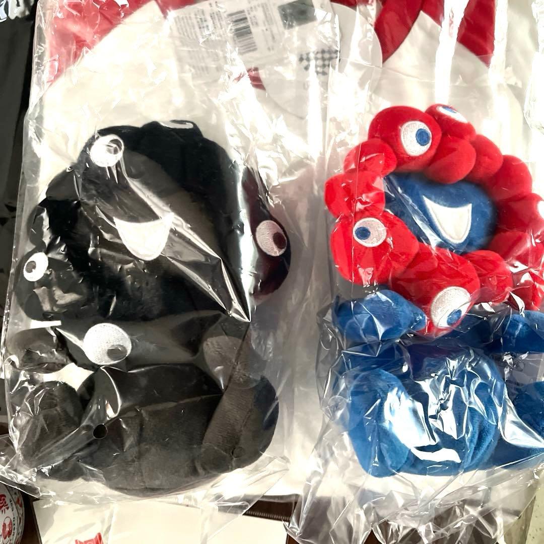 ミャクミャクお手玉風ぬいぐるみSノーマル・黒 大阪関西万博おたのしみ袋 Mサイズ