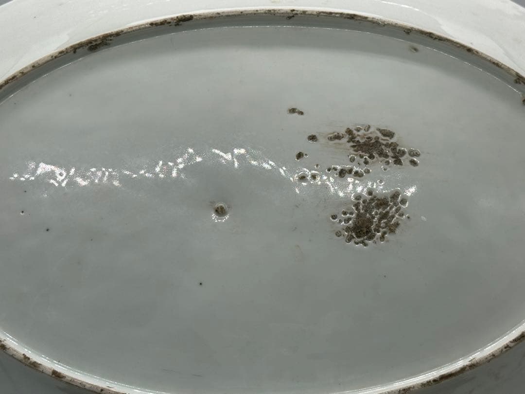 江戸 伊万里 色絵 七福神 飾り大皿 アンティーク 送料込み251219