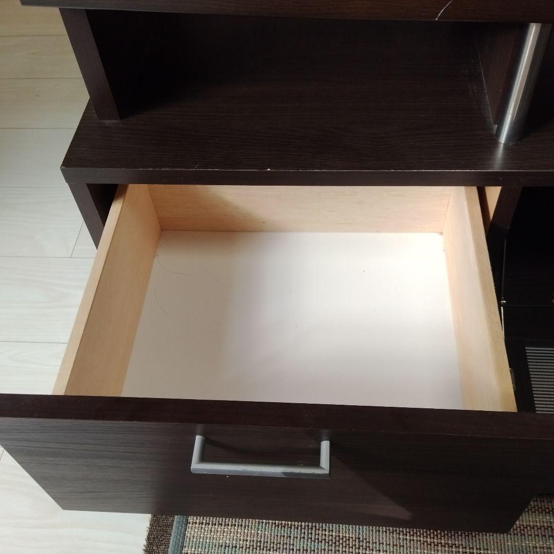 ダークブラウン 木製 テレビ台