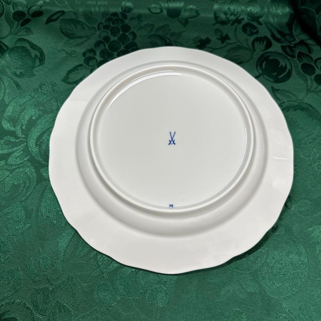 ★マイセン★ブルーオニオン★プレート25㎝★新品未使用★一級品★