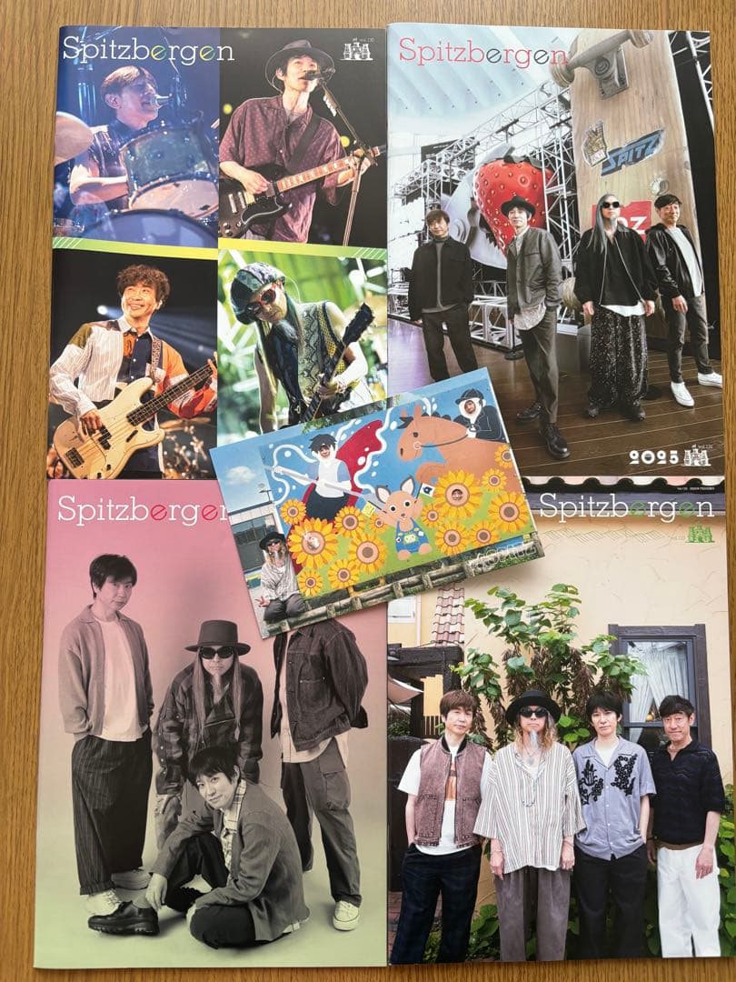 スピッツファンクラブ（スピッツベルゲン）会報誌 Vol.130〜133ハガキ