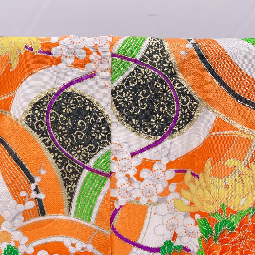 ★4046★ 子供着物 七五三 女の子 四つ身 単品