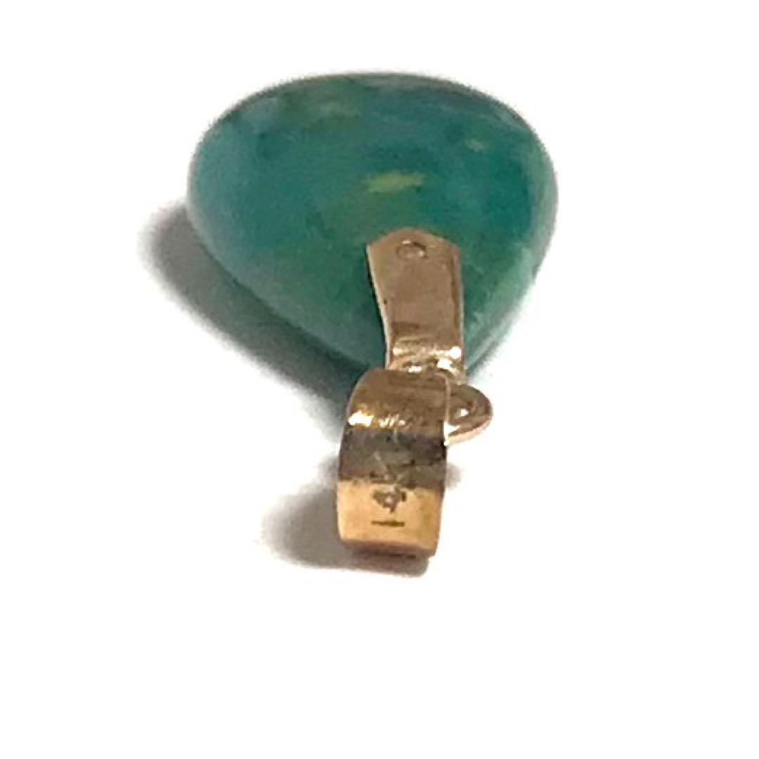 翡翠 ペンダントトップ 14K 金具 ジェダイ JADEITE ヒスイ k14