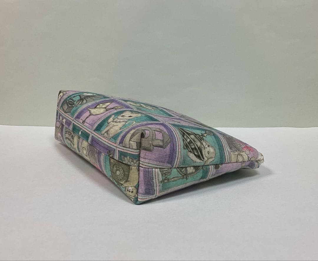 ◇新柄 ハンドメイド◇ ユキエモン TOYナイトボックス 紫 ゆるカーブ