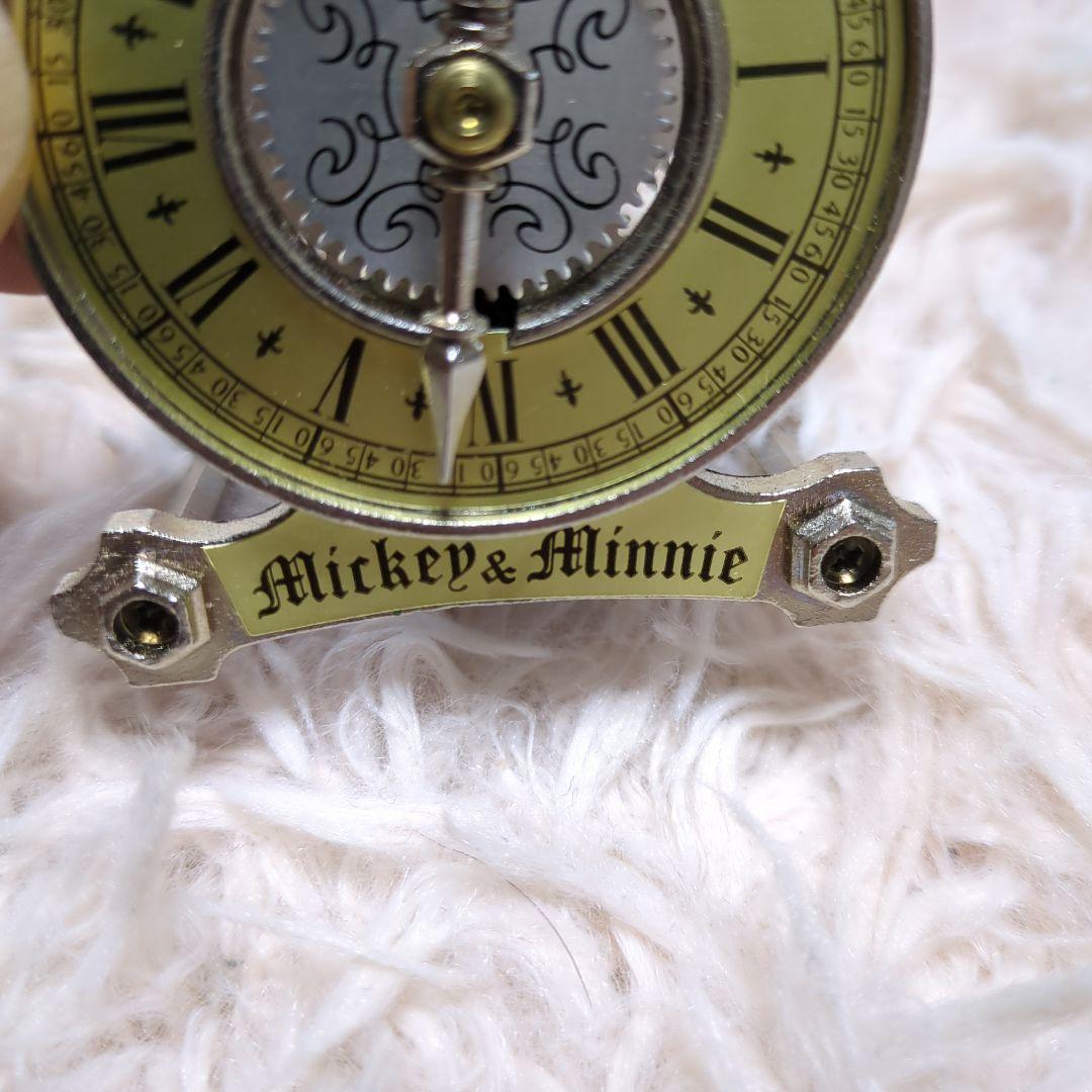ディズニー ミッキー＆ミニー ギルドクロック 置時計 TOMY レア