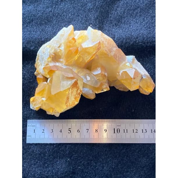 ゴールデンヒーラー クラスター 水晶 癒し 希少 極上 天然石 パワーストーン