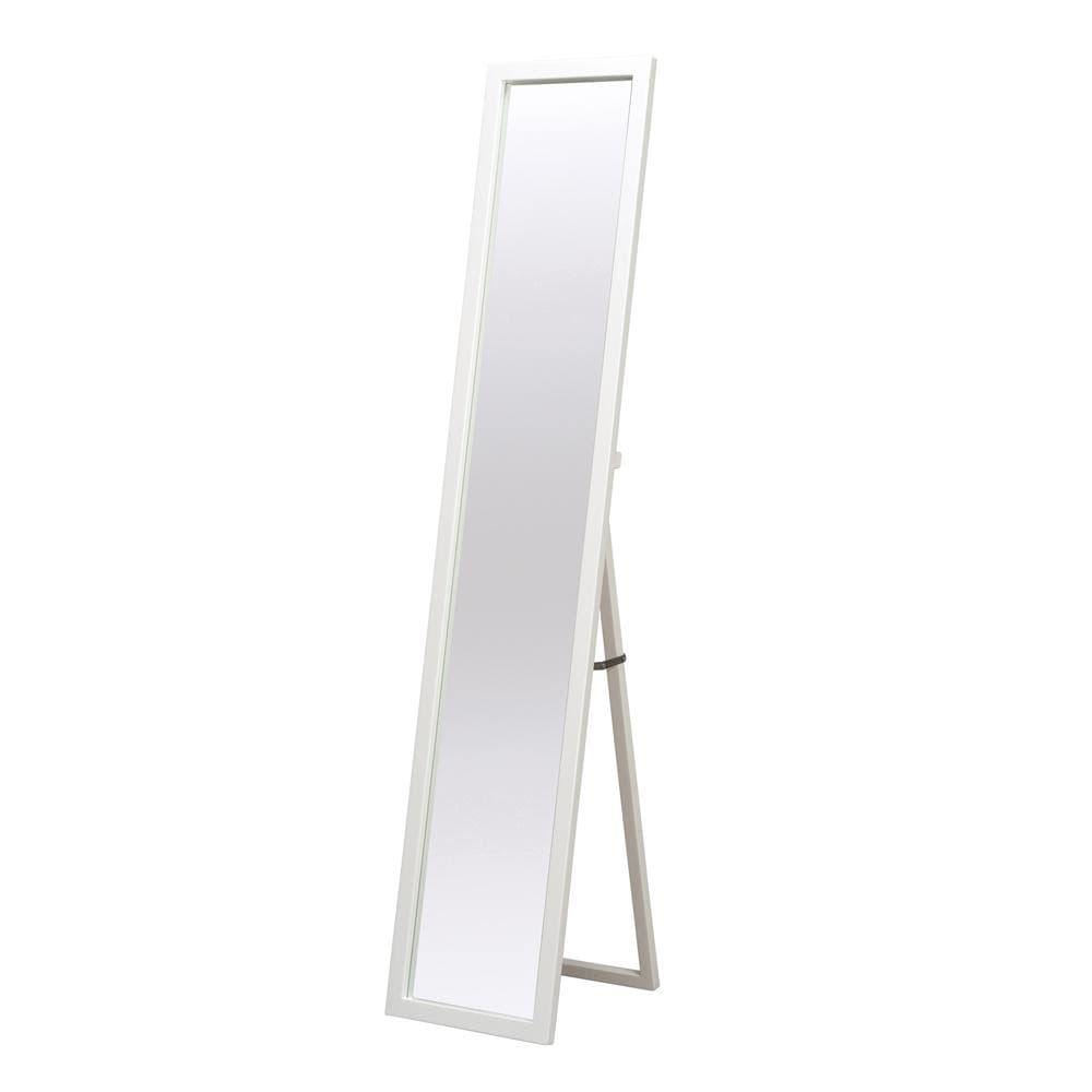 《新品・送料無料》美しい鏡面フレームルックスタンドミラー幅30 鏡 姿見
