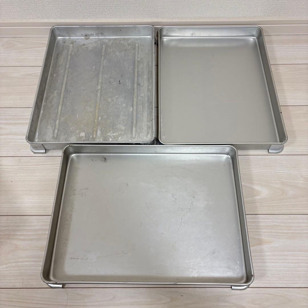 システムバット 大40 7枚セット アルミ製 餃子バット バット