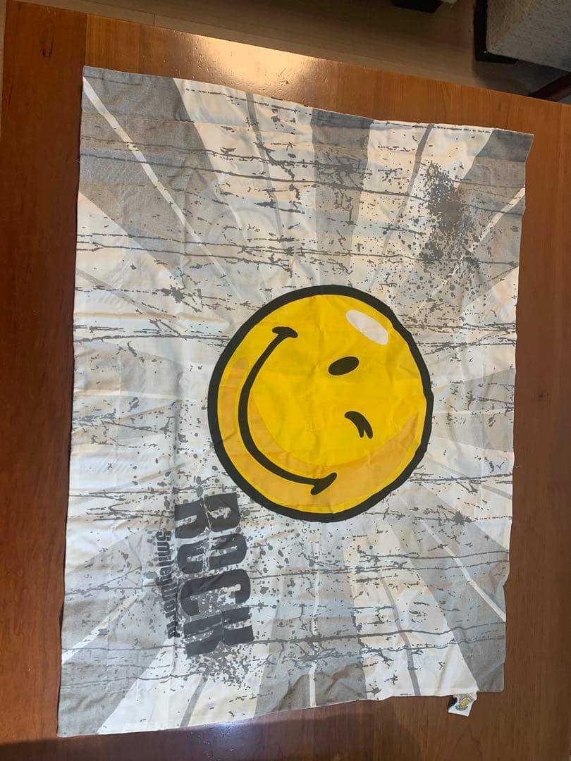 Smiley World スマイリーフェイス　大掛布団、枕カバー大中/1セット