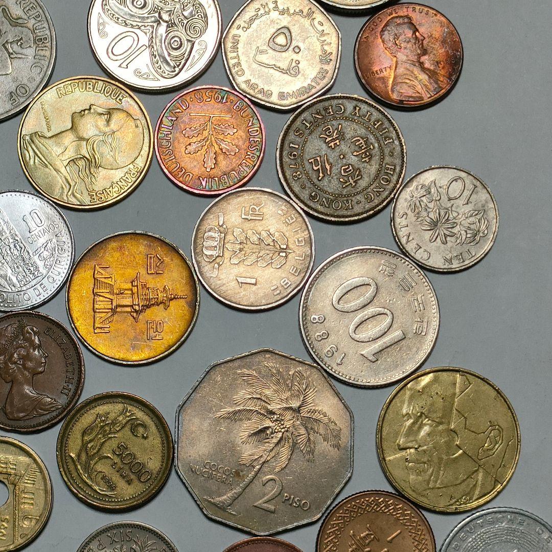外国コイン 硬貨 貨幣 古銭 まとめ売り 100枚 - メルカリ