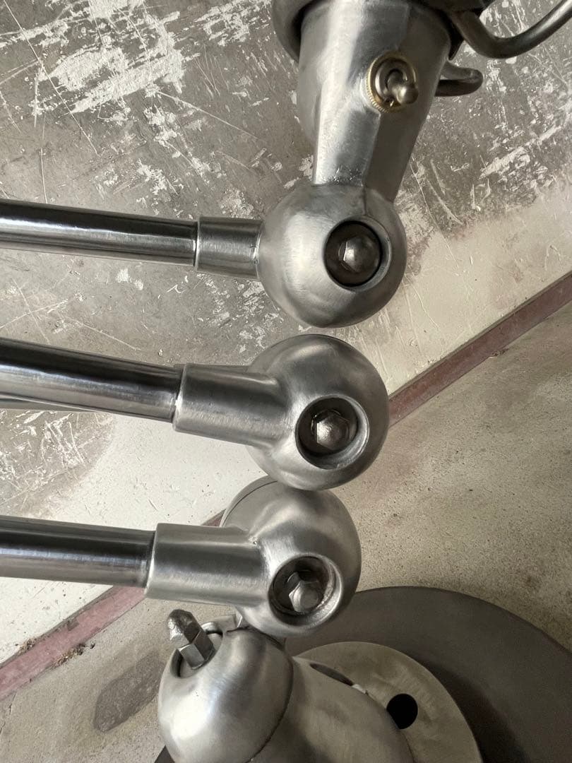 希少極上！JIELDE 4 bras ジェルデ ヴィンテージ ランプ フランス