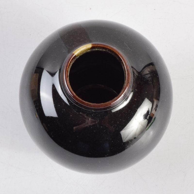 茶道具 古瀬戸 加藤藤山作 文琳茶入 仕覆付 共箱 V 8857 - メルカリ