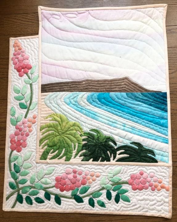 キャシーマム☆ハワイアン☆キルト☆タペストリー☆完成品 - メルカリ