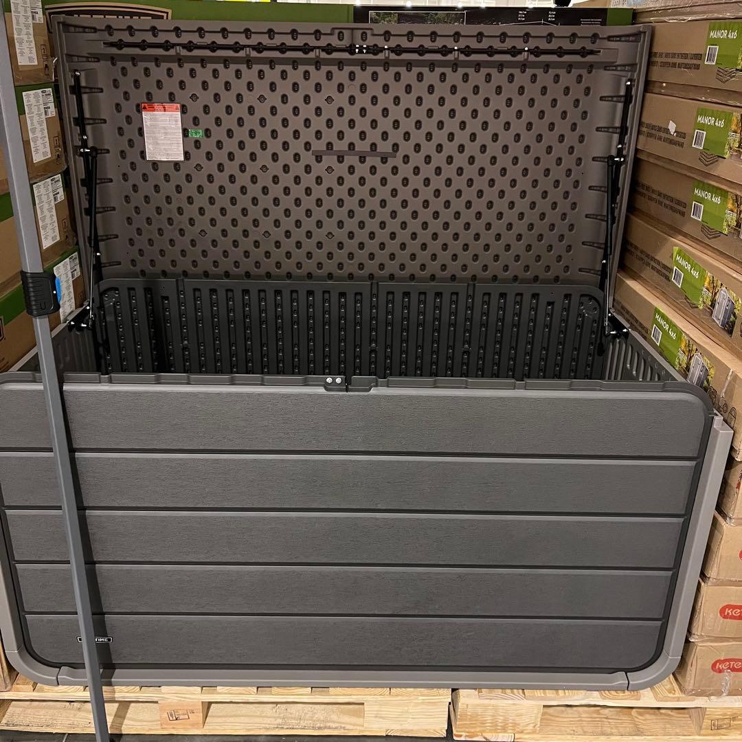 屋外収納物置 625L 165ガロン BOX 収納ベンチ 物置き ライフタイム