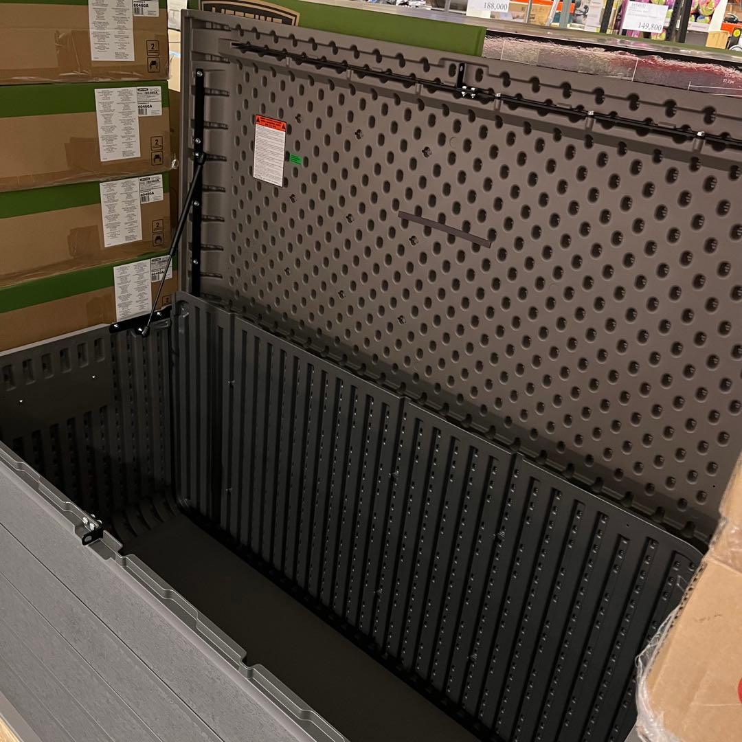 屋外収納物置 625L 165ガロン BOX 収納ベンチ 物置き ライフタイム