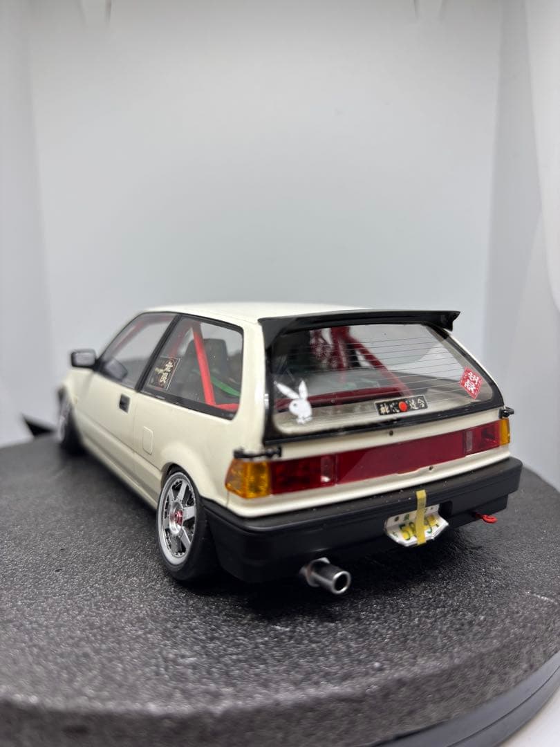 プラモデル完成品　BEEMAX アオシマ　ホンダ　シビック　EF3 環状線仕様