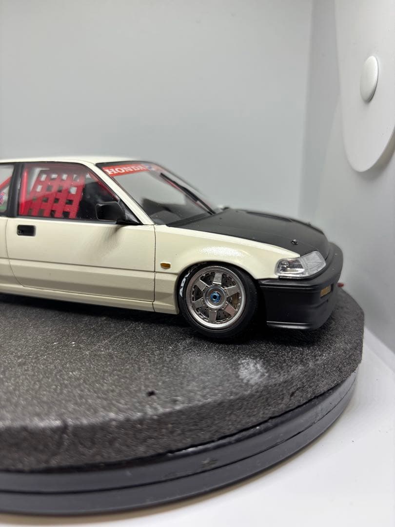 プラモデル完成品　BEEMAX アオシマ　ホンダ　シビック　EF3 環状線仕様