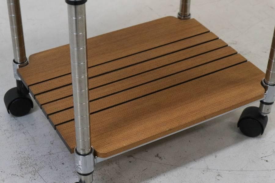 ホームエレクター ブランチシェルフ サイドワゴン 3段 木製棚 組立て式家具