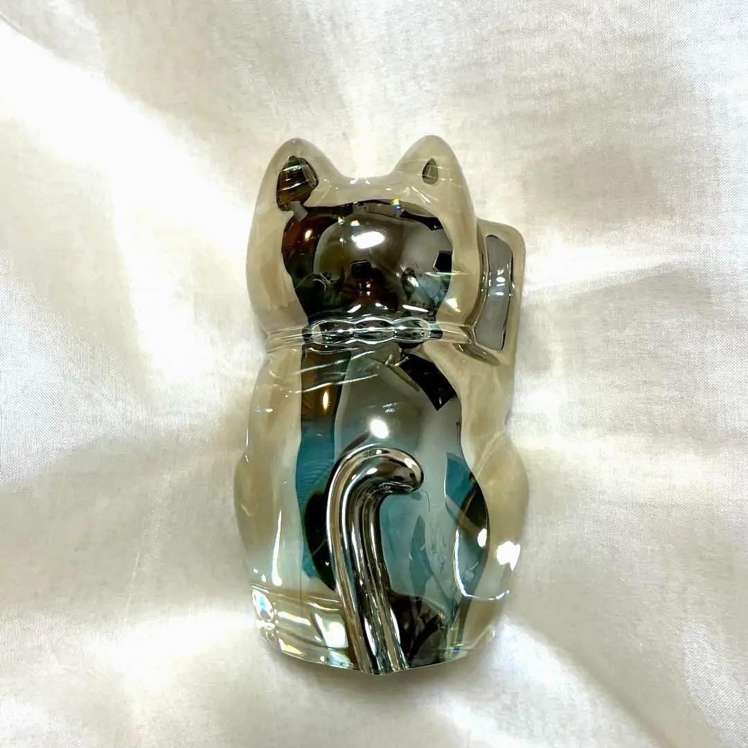 バカラ　招き猫　まねきねこ　ゴールド