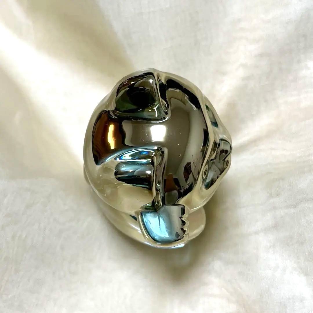 バカラ　招き猫　まねきねこ　ゴールド