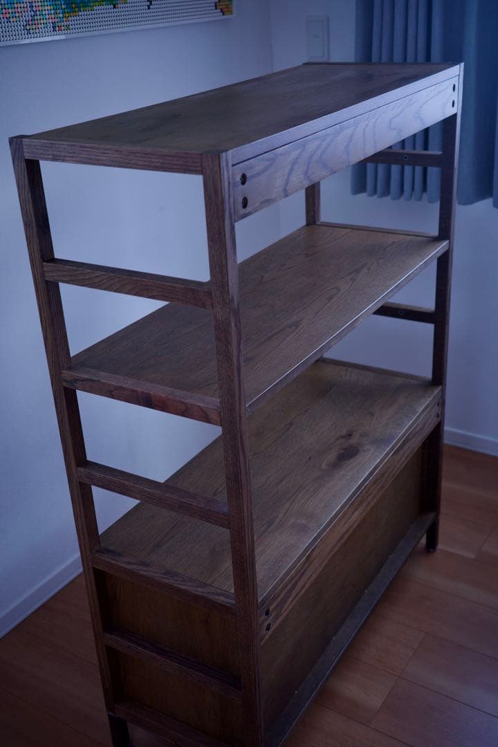 ジャーナルスタンダード ファニチャー /木製シェルフ 4段 引き出し付き