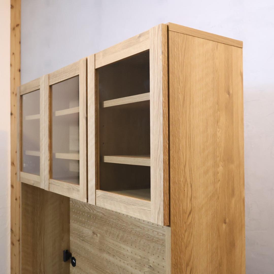 末次家具 LUCIDO キッチンボード カップボード 食器棚 キッチンボード