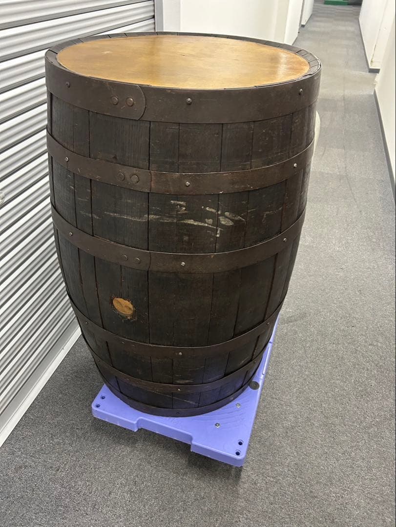 木製 樽型 バレル什器 店舗用 ディスプレイテーブル　ワイン樽