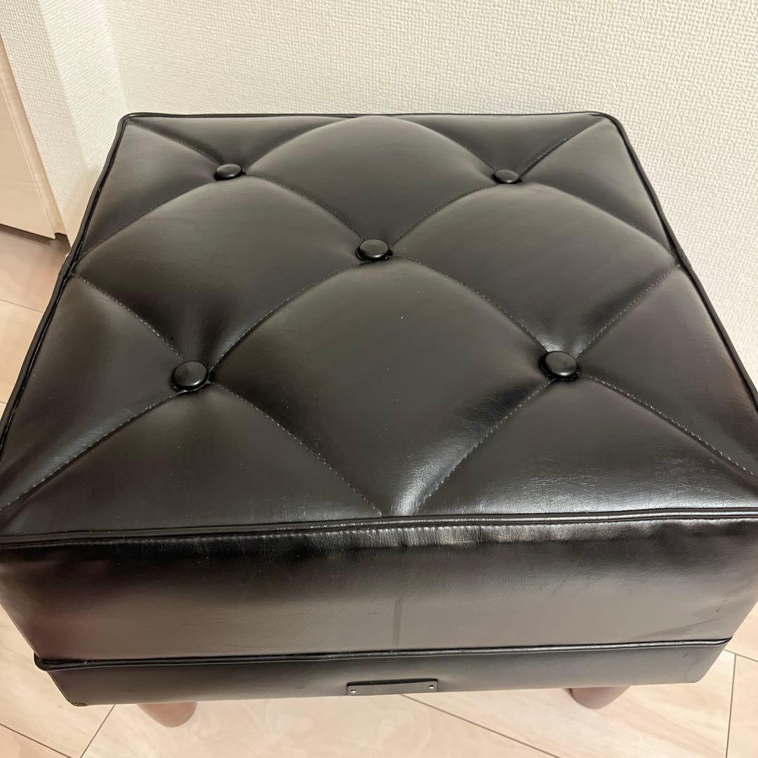 たかち様カリモク60 ブラック オットマン