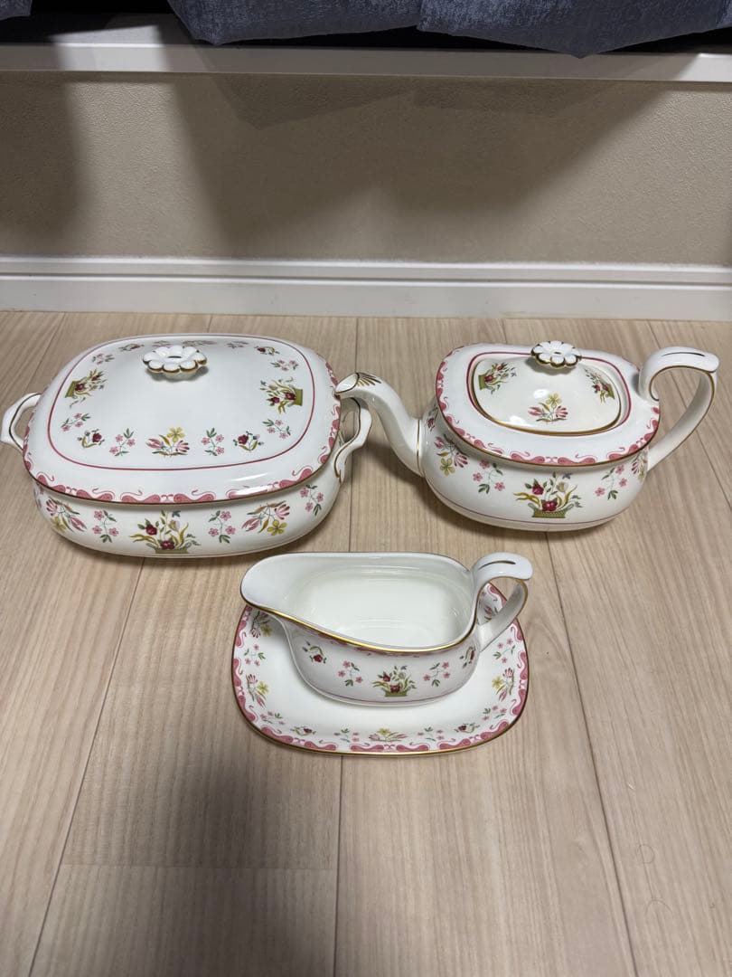 【廃盤美品】ウェッジウッド ビアンカ セット まとめ プレート ポット シュガー