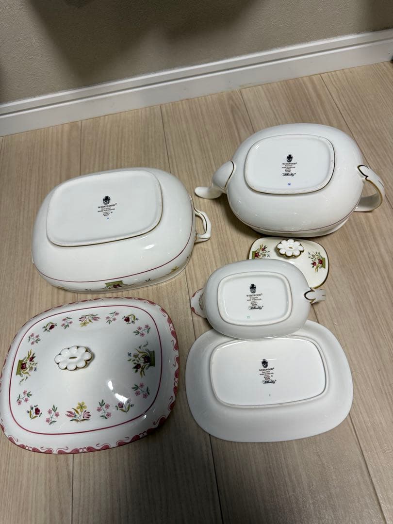 【廃盤美品】ウェッジウッド ビアンカ セット まとめ プレート ポット シュガー