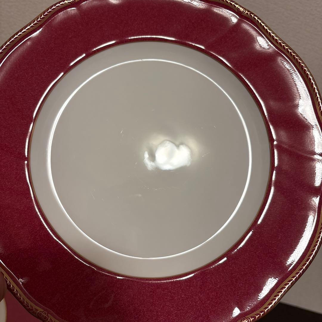 ウェッジウッド　クラウン　パウダールビー　ディナープレート　27cm