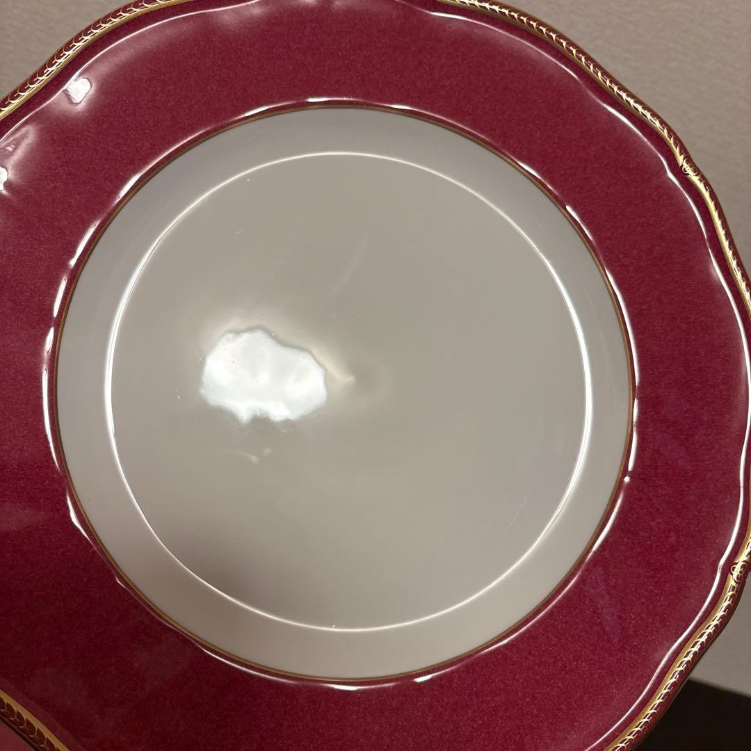 ウェッジウッド　クラウン　パウダールビー　ディナープレート　27cm