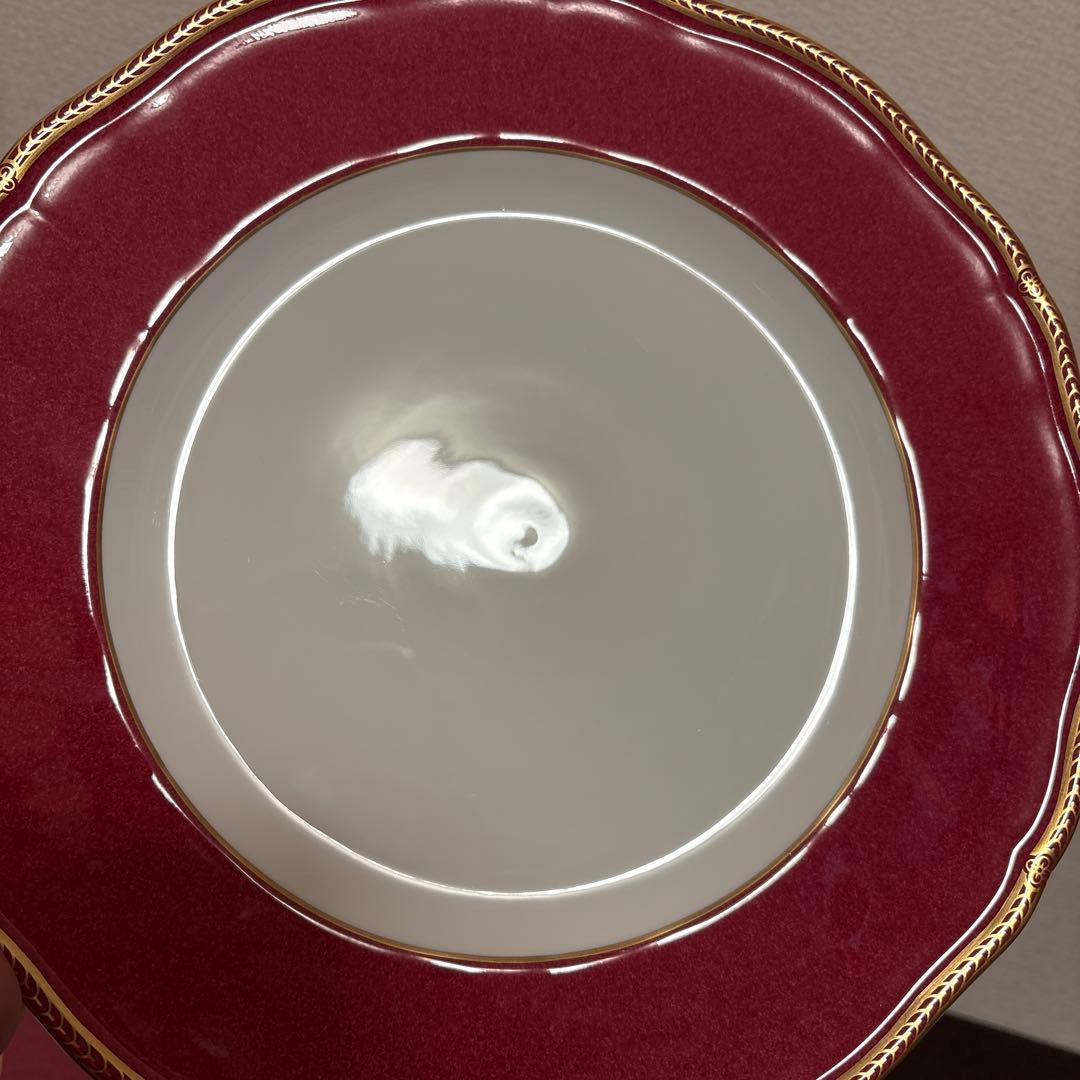 ウェッジウッド　クラウン　パウダールビー　ディナープレート　27cm