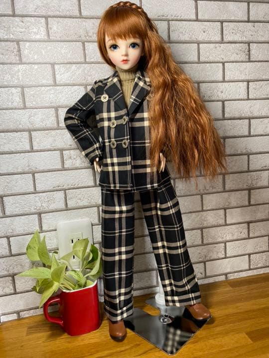 ６０センチ関節球体人形のダブルスーツ