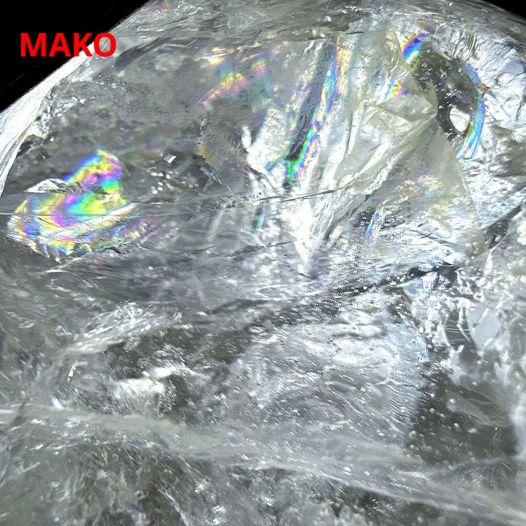 M1597☆水晶丸玉138mm 3.4Kg☆天然石　原石