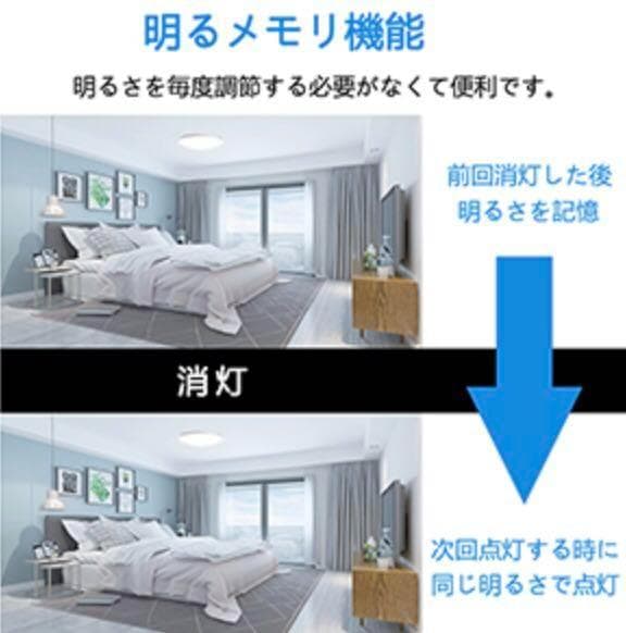 ❤太陽光に近い自然な光が柔らかく均一に拡散♪❤8畳対応❣LEDシーリングライト