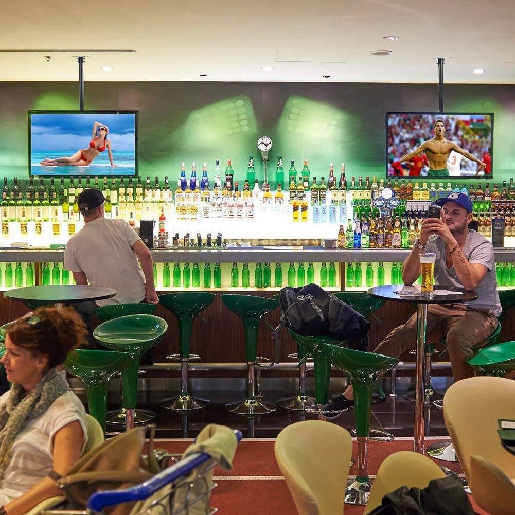 耐荷重25KGのテレビ天井吊り金具 角度調節可能