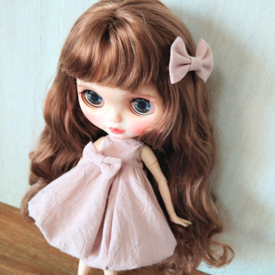 205.※ピンクのバルーンスカートワンピース※ブライスアウトフィット※